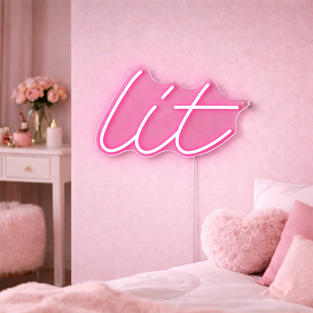 Lit LED Neon Sign - Planet Neon lavet i London Neon -tegn