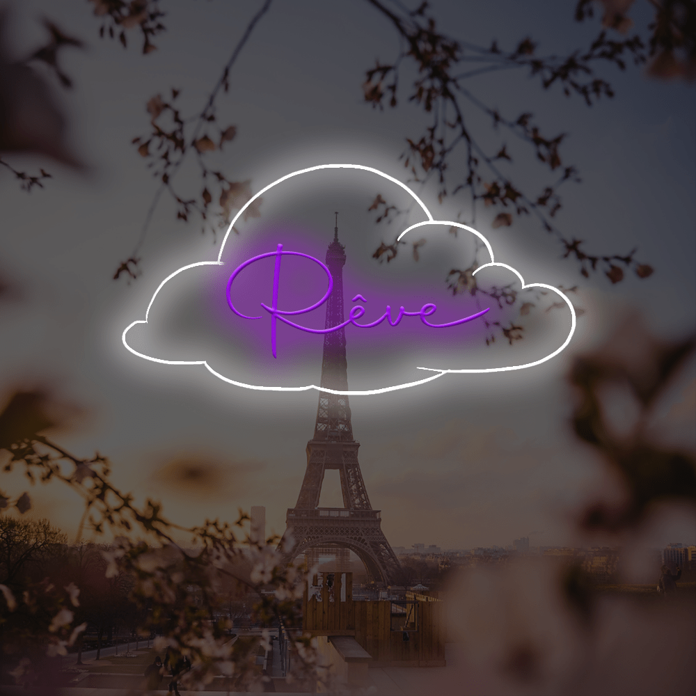 Rêve French LED Neon Sign - Made in London Neon Signs - Planet Neon