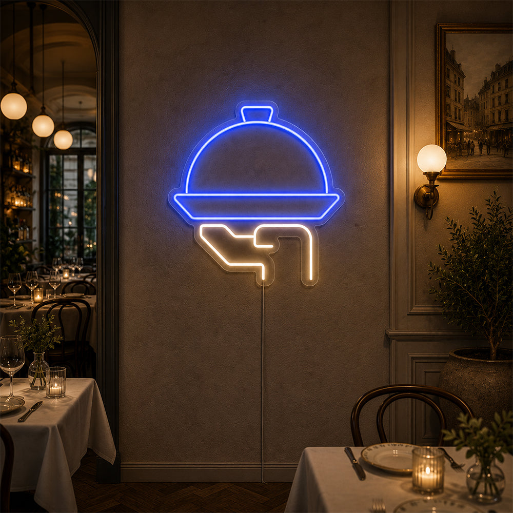 Servizio di segni al neon a led vasso