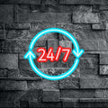 24/7 LED Neon Sign - Made in London Shop Neon Signs - Planet Neon