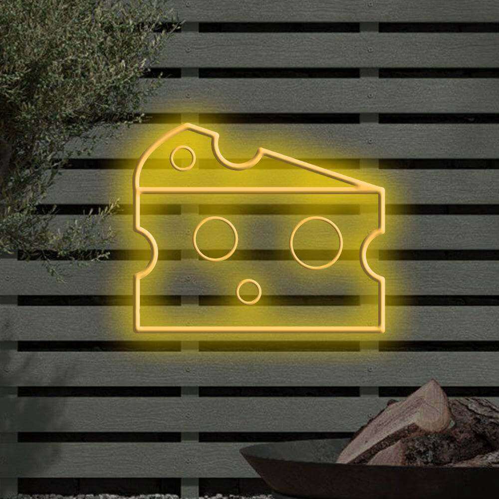 Cheese LED Neon Sign - Made in London Food Restauranter Neon Signs - Planet Neon