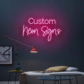 Custom Neon Sign with 3 Personalised Lines - Made in London - Online Editor - LED Neon Light - Planet Neon