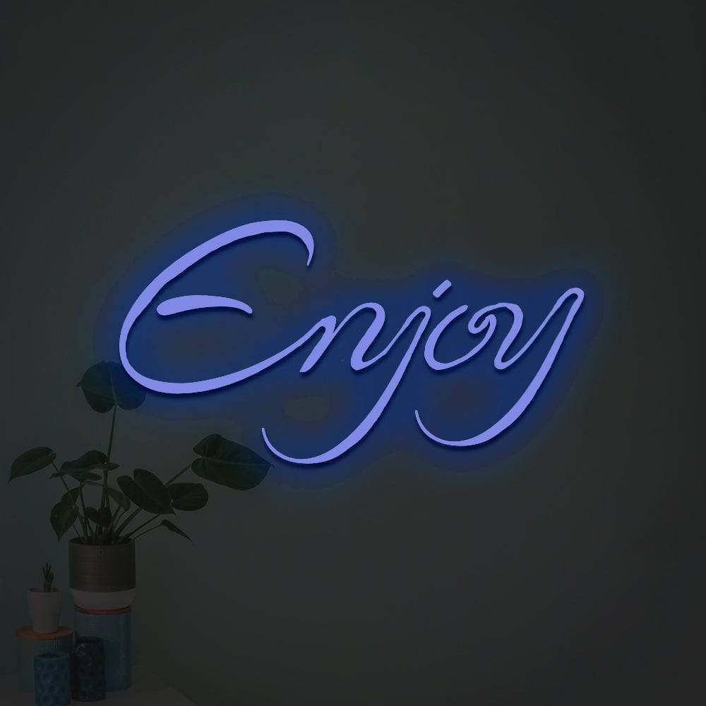 Enjoy LED Neon Sign - Planet Neon