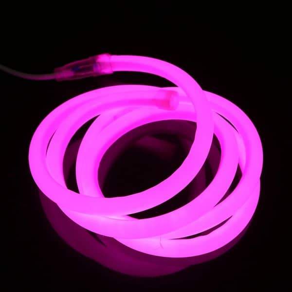 I LumoS 16mm PINK Flexible IP65 Dimmable 360 Degree LED Neon Strip Light 220 – 240V 9W/m - Planet Neon