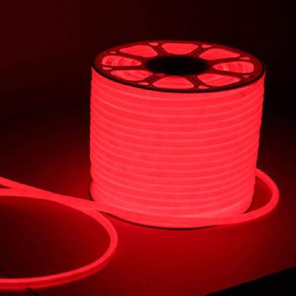 I LumoS 16mm RED Flexible IP65 Dimmable 360 Degree LED Neon Strip Light 24V 9W/m - Planet Neon