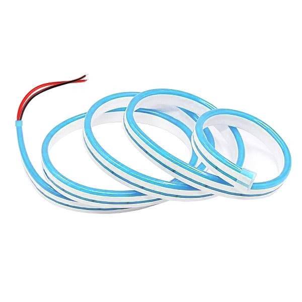 I LumoS 6x12mm CYAN Fleksibel IP65 Dimbar LED Neon Strip Light 12V 9W/m - Planet Neon