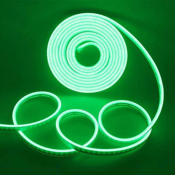 I LumoS 6x12mm GREEN Flexible IP65 Dimmable LED Neon Strip Light 12V 9W/m - Planet Neon
