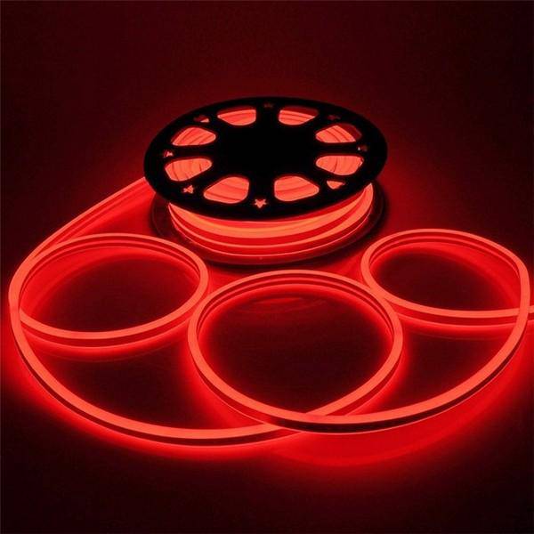 I LumoS 8x16mm RED Flexible IP65 Dimmable Double Sided LED Neon Strip Light 220 – 240V 9W/m - Planet Neon