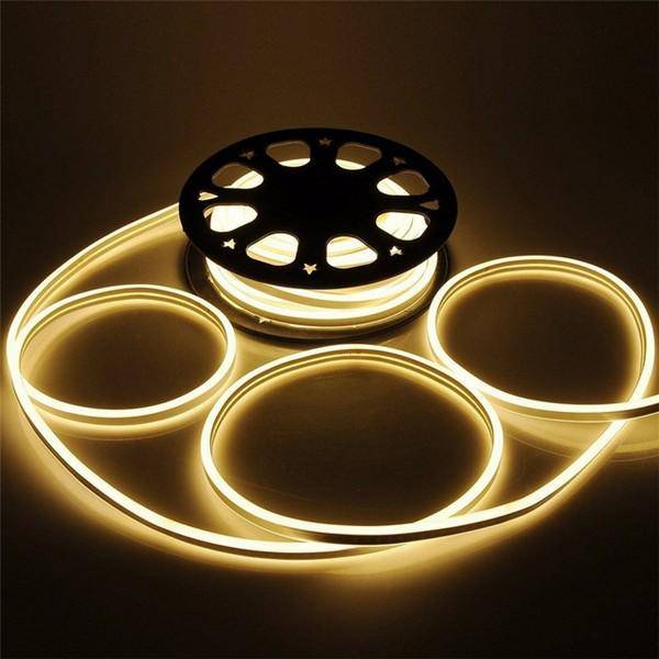 I LumoS 8x16mm WARM WHITE Flexible IP65 Dimmable Double Sided LED Neon Strip Light 220 – 240V 9W/m - Planet Neon