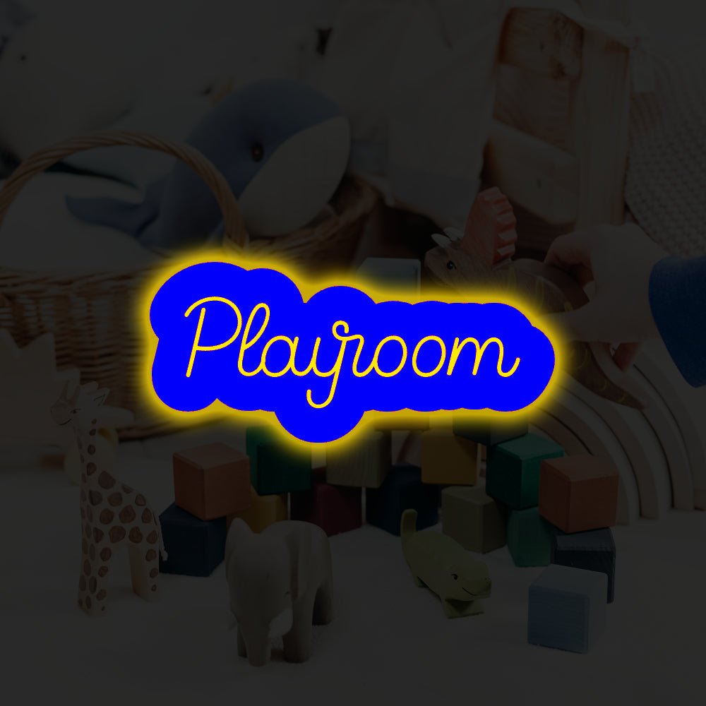 Playroom Backlit LED Neon Sign - Planet Neon